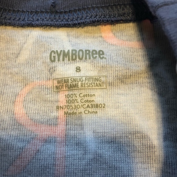 Gymboree Boys 2 Piece Short Pajama Set Dog Bark Print Size 8 - Picture 5 of 8